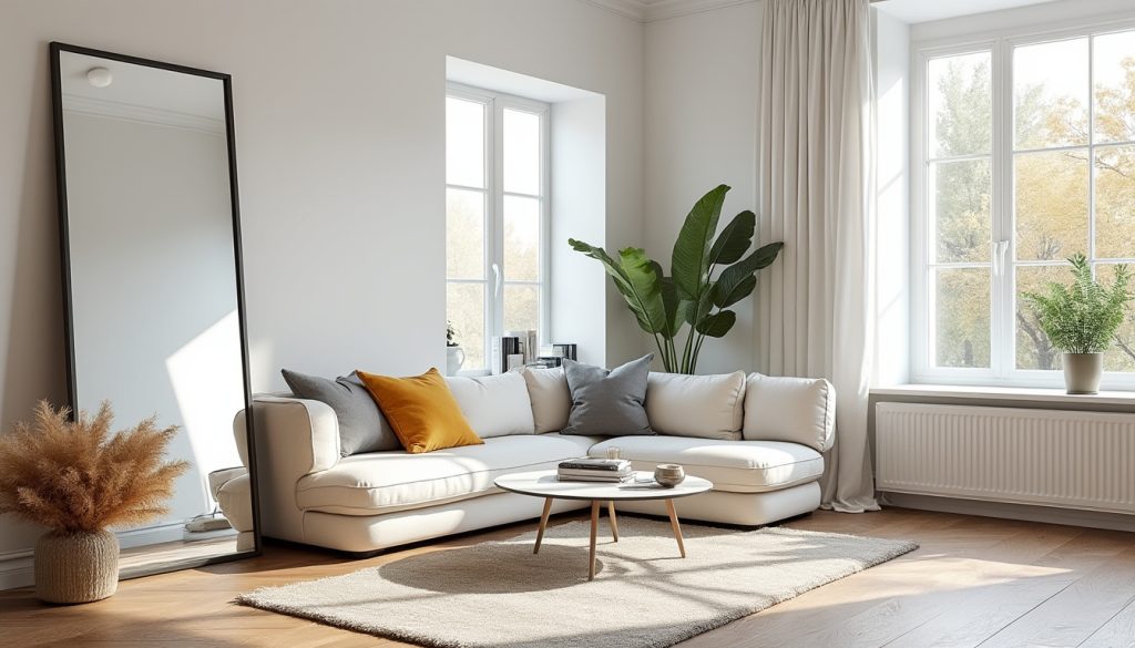 Effet miroir : Agrandir votre pièce grâce à la déco