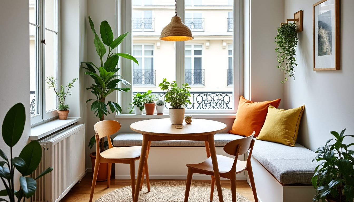 découvrez nos astuces pratiques pour aménager une petite salle à manger et optimiser l'espace grâce à des idées gain de place faciles à mettre en œuvre.