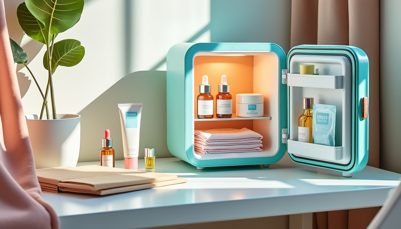 découvrez le mini frigo cosmétique, l’allié tendance et fonctionnel pour garder vos soins de beauté toujours frais dans votre chambre. pratique, compact et design, c’est l’accessoire indispensable pour préserver efficacité et fraîcheur de vos produits préférés.