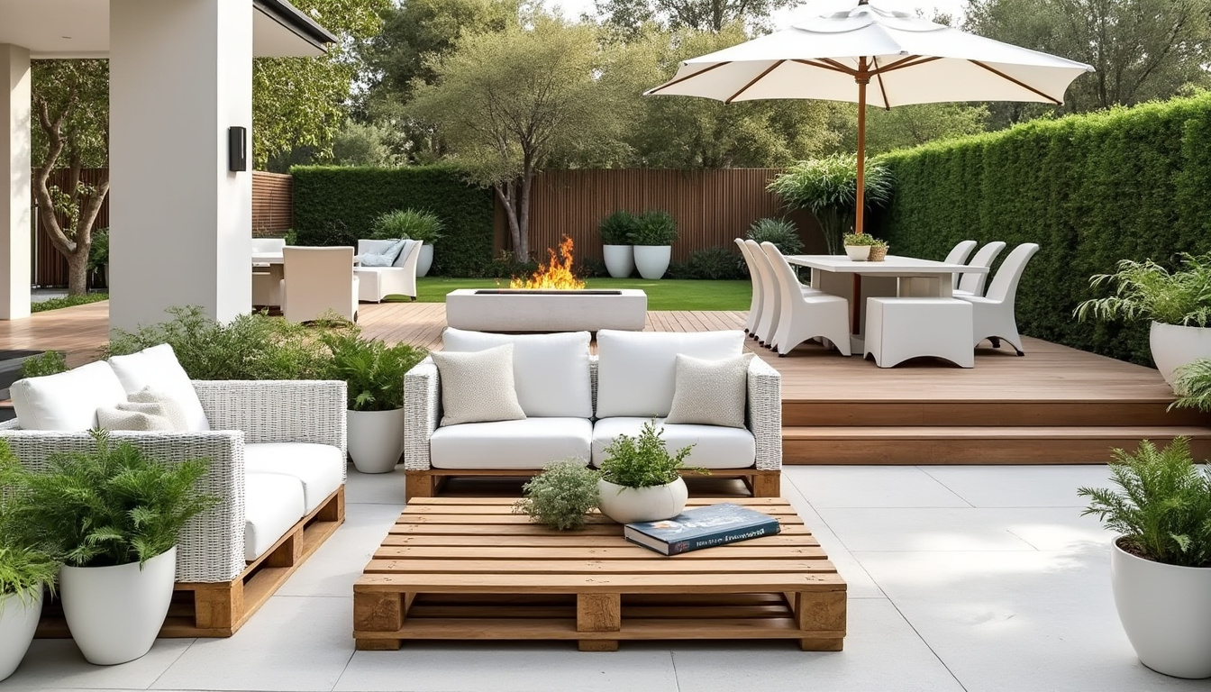 découvrez des idées diy et des inspirations tendances pour créer un salon de jardin en palette unique, écologique et à petit prix. conseils, astuces et modèles pour un extérieur convivial et design.