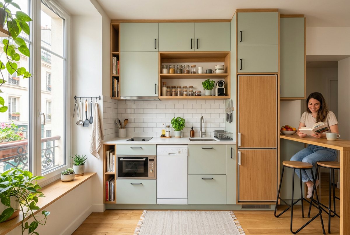 Aménager une petite cuisine fonctionnelle et optimisée
