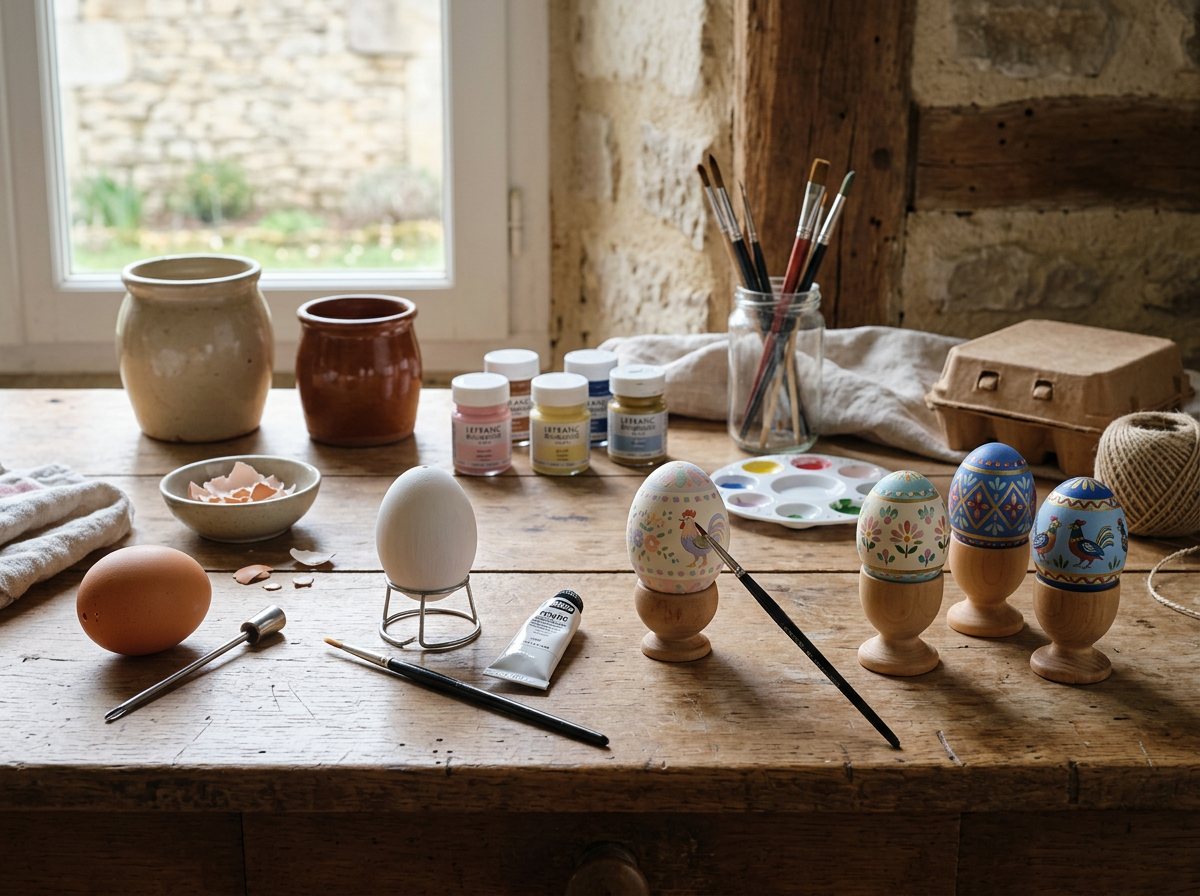 Préparer et peindre un œuf de Pâques : tutoriel complet étape par étape