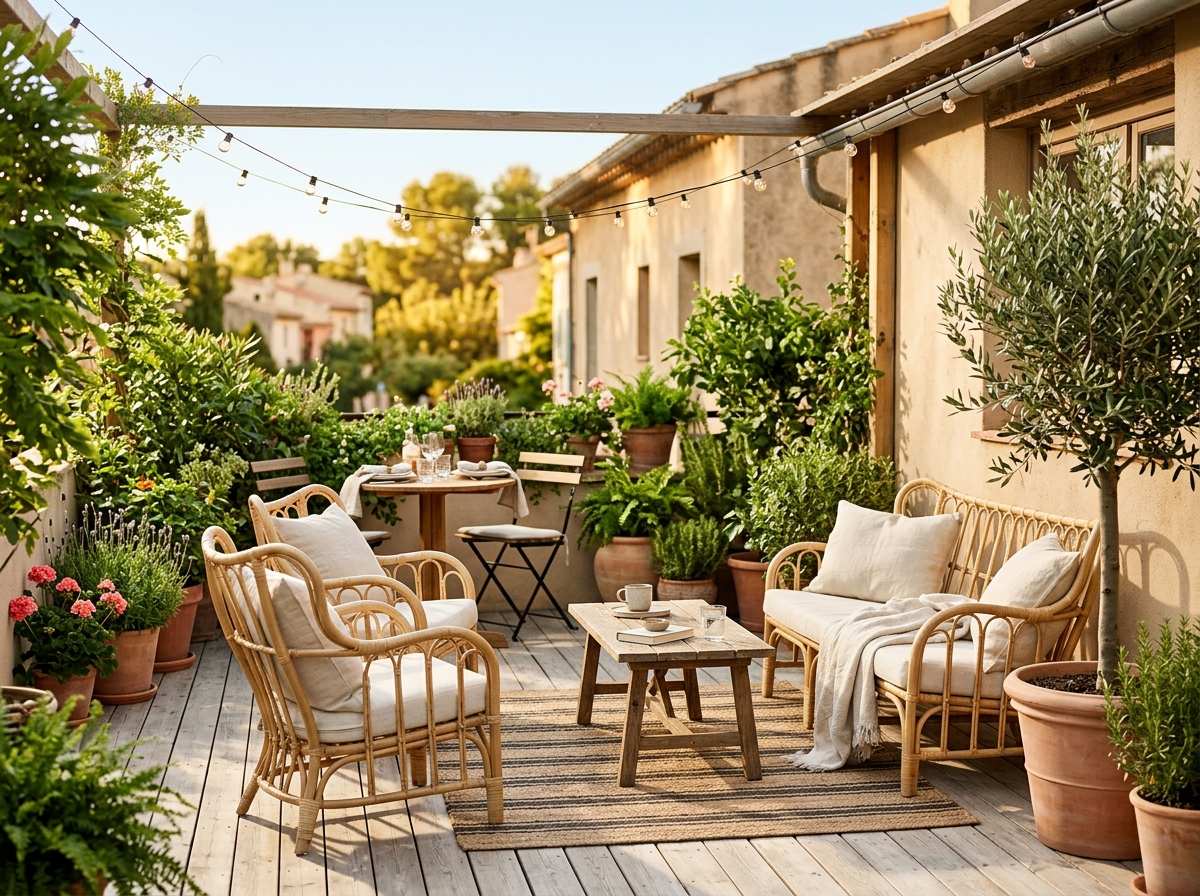 Aménagement terrasse 20m2 : guide complet pour créer une ambiance chaleureuse avec mobilier, éclairage et accessoires adaptés