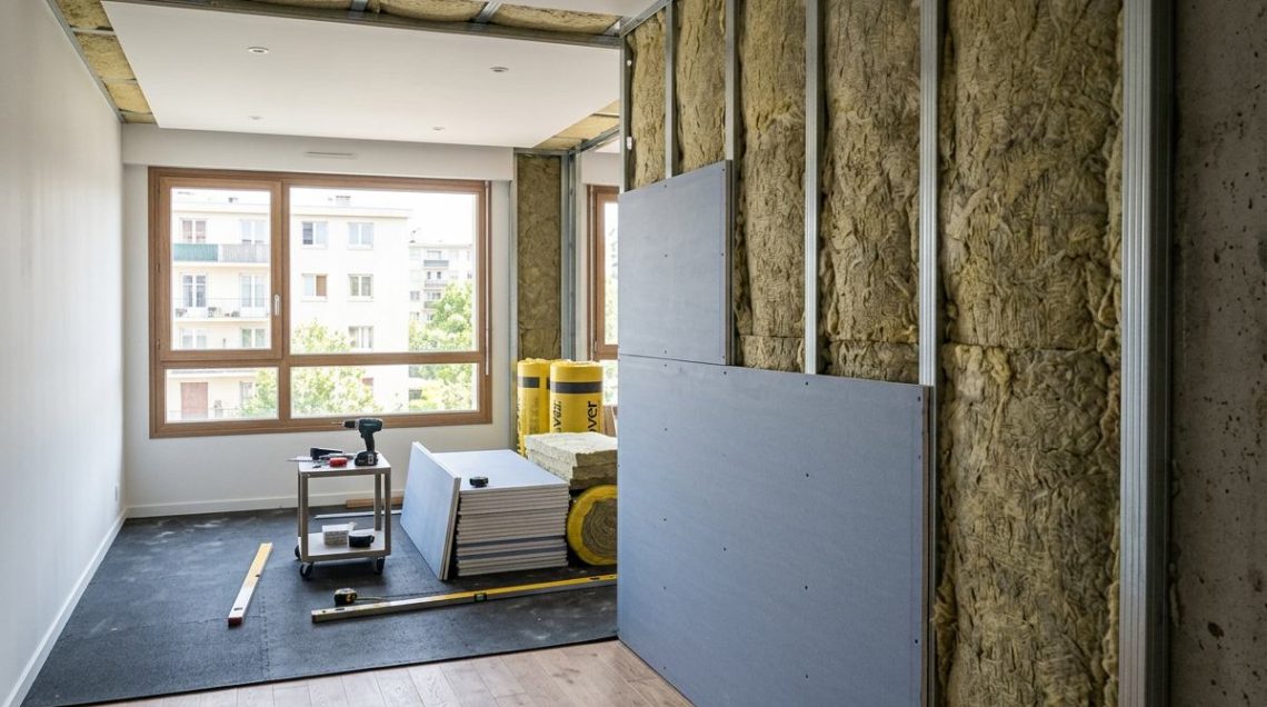 Améliorer l'isolation phonique d'un appartement des années 70