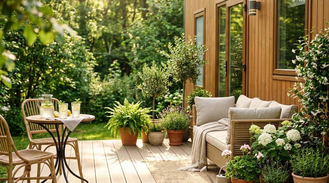 Aménagement terrasse mobil home : inspirations, matériaux innovants et conseils d’experts pour valoriser votre espace extérieur unique