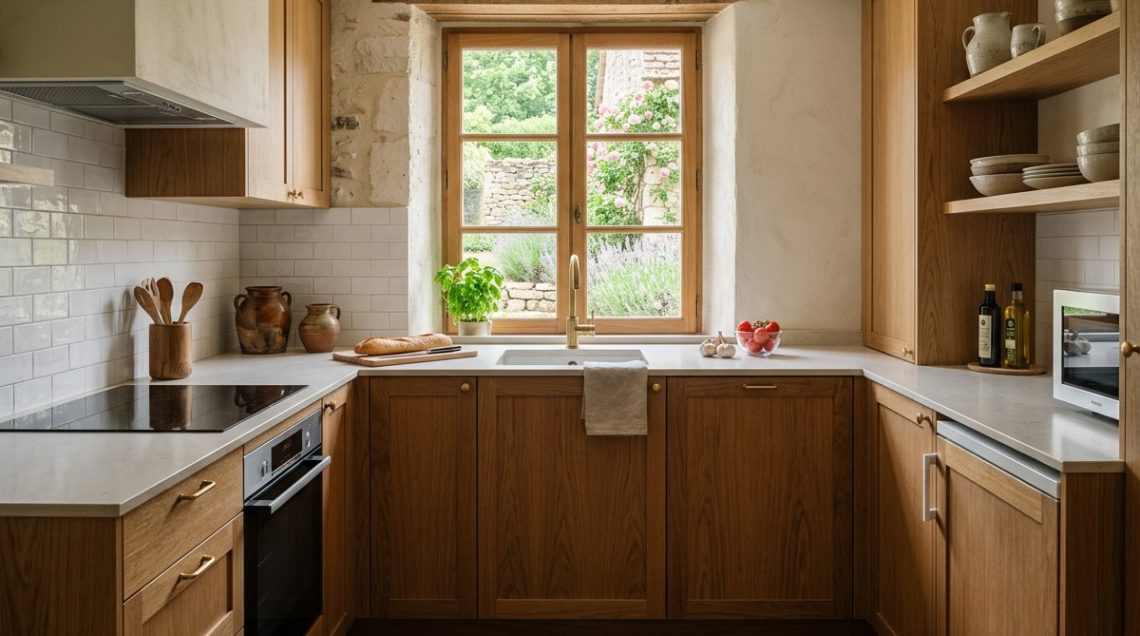 Choisir l'implantation idéale pour une petite cuisine : linéaire, L ou U ?