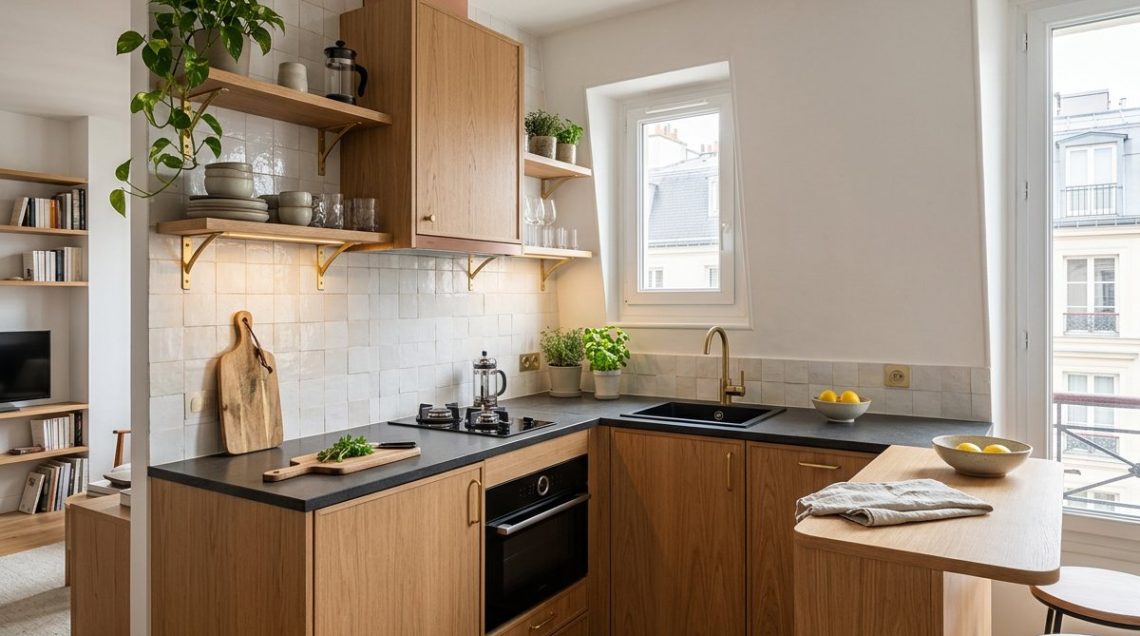 De la kitchenette au design actuel : évolution de la petite cuisine en France