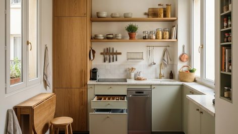 Maximiser rangement et gain de place dans une petite cuisine : astuces clés